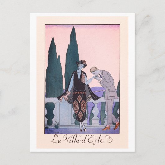 Carte postale George Barbier Vintage (Devant)