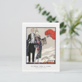 Carte postale George Barbier Vintage (Debout devant)