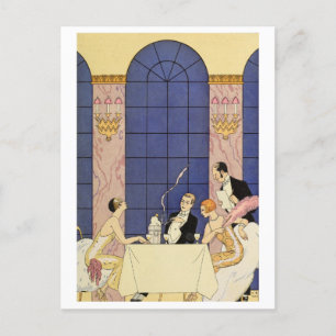 Carte postale George Barbier Vintage