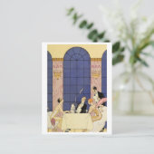 Carte postale George Barbier Vintage (Debout devant)