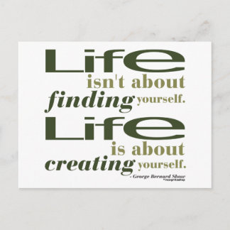 Carte Postale George Bernard Shaw Citation