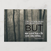 Carte Postale George Bernard Shaw Citation inspirante "Erreurs" (Devant)