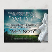 Carte Postale George Bernard Shaw Citation Inspirationnelle "Pou (Devant)