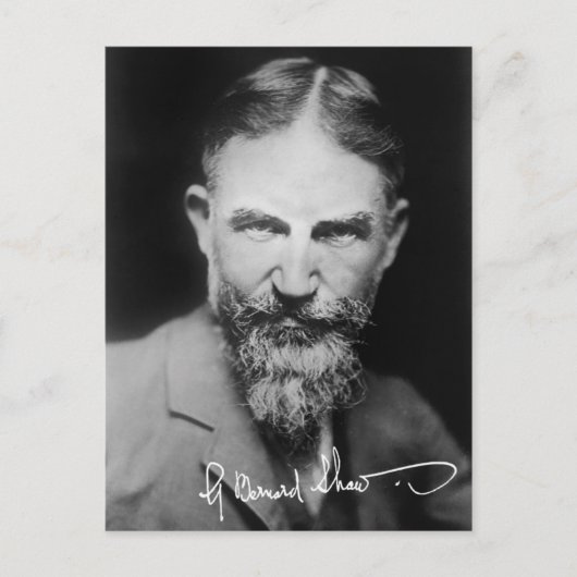 Carte Postale George Bernard Shaw - Portrait (Devant)