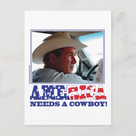 Carte Postale George Bush (Devant)