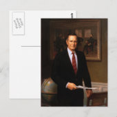 Carte Postale George Bush (Devant / Derrière)