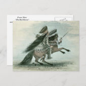 Carte Postale George Catlin - Guerrier (Devant / Derrière)