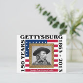 Carte Postale George Custer - 150e anniversaire Gettysburg (Debout devant)