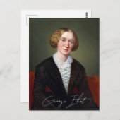 Carte Postale George Eliot (Devant / Derrière)