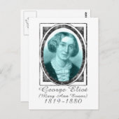 Carte Postale George Eliot (Devant / Derrière)