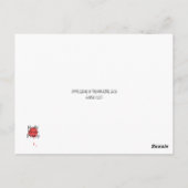 Carte postale George Eliot Citation (Dos)