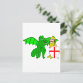 Carte Postale George et le Dragon (Debout devant)