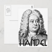 Carte Postale George Frideric Handel (Devant / Derrière)