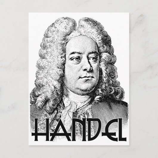 Carte Postale George Frideric Handel (Devant)