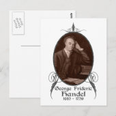 Carte Postale George Frideric Handel (Devant / Derrière)