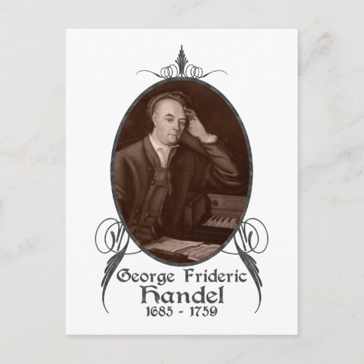 Carte Postale George Frideric Handel (Devant)