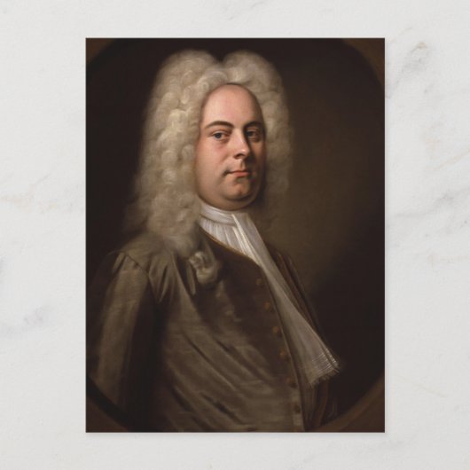 Carte Postale George Frideric Hanel par Balthasar Denner (Devant)