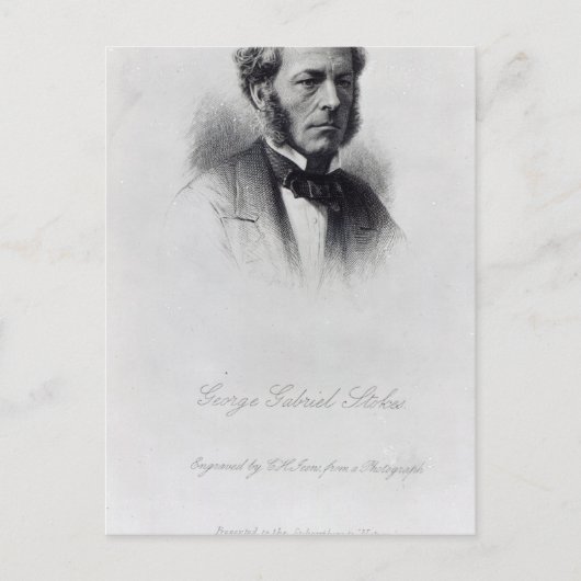 Carte Postale George Gabriel Stokes (Devant)