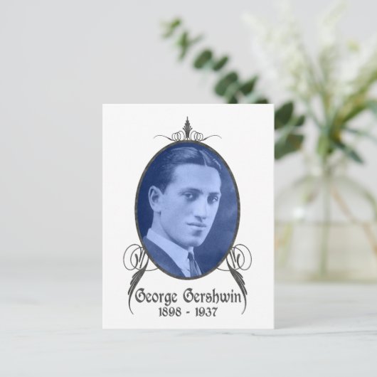 Carte Postale George Gershwin (Debout devant)