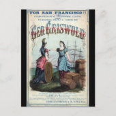 Carte Postale George Griswold Clipper voilier 1863 (Devant)