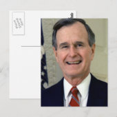 Carte Postale George H. W. Bush 41 (Devant / Derrière)