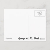 Carte Postale George H. W. Bush 41 (Dos)