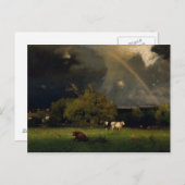 Carte Postale George Inness - L'arc-en-ciel (Devant / Derrière)