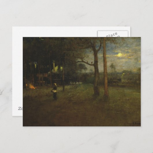 Carte Postale George Inness - Lumière de la Lune, Sources Tarpon (Devant / Derrière)