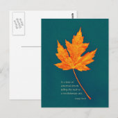 Carte Postale George Orwell (Devant / Derrière)