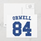 Carte postale George Orwell 1984 Jersey (Devant / Derrière)