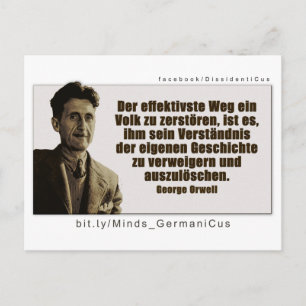 Carte Postale George Orwell : Geschichte