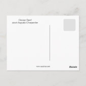 Carte Postale George Sand par Charpentier (Dos)