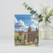 Carte Postale George Square, Glasgow Écosse (Debout devant)