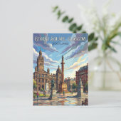 Carte Postale George Square Royaume-Uni (Debout devant)