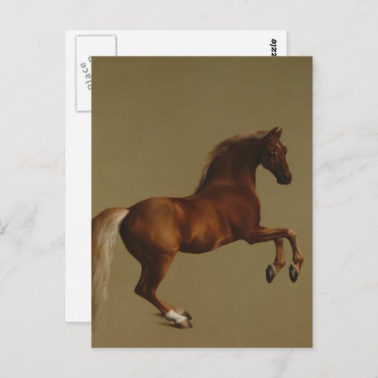 Carte Postale George Stubbs - Geste de sifflet (Devant / Derrière)