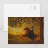 Carte Postale George Stubbs - Laetitia, Lady Lade (Devant / Derrière)