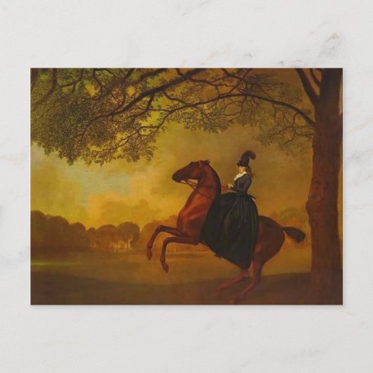 Carte Postale George Stubbs - Laetitia, Lady Lade (Devant)