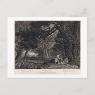 Carte Postale George Stubbs Shooting, plate 4, engraved by Wil