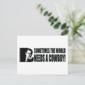 Carte Postale George W. Bush (Debout devant)