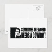 Carte Postale George W. Bush (Devant / Derrière)