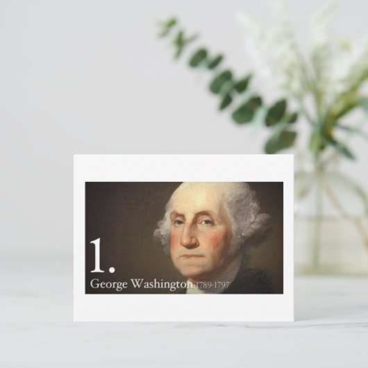 Carte Postale George Washington (Debout devant)