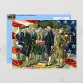 Carte Postale George Washington (Devant / Derrière)