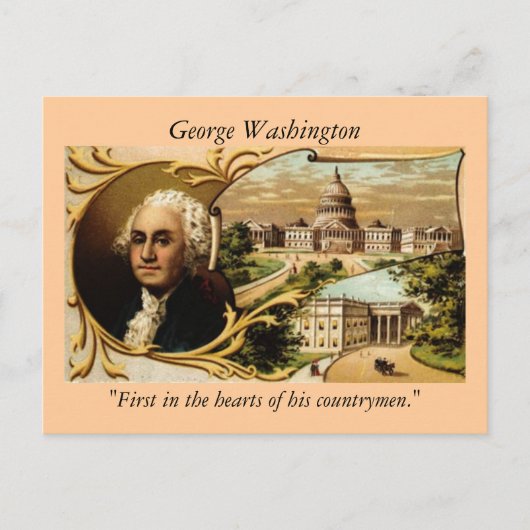 Carte postale George Washington (Devant)