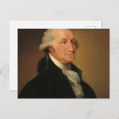 Carte Postale George Washington, 1796 par Edward Savage (Devant / Derrière)