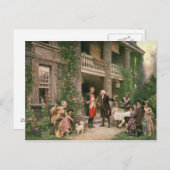 Carte Postale George Washington à Bartram's Garden (Devant / Derrière)