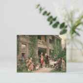 Carte Postale George Washington à Bartram's Garden (Debout devant)