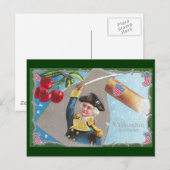 Carte Postale George Washington et Cherries (Devant / Derrière)