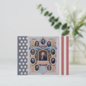 Carte Postale George Washington et les maçons de la révolution (Debout devant)