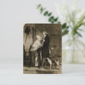 Carte Postale George Washington et sa mère (Debout devant)