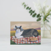 Carte Postale George Washington Funny Chat (Debout devant)